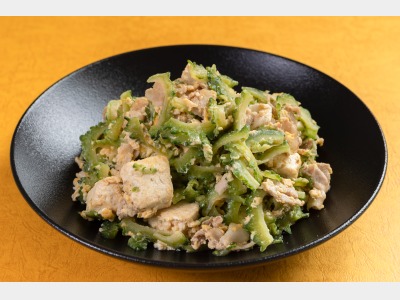 朝食イメージ（ゴーヤチャンプルー）