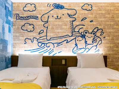 ポムポムプリン　キャラクターツイン（デザイン：デニム）