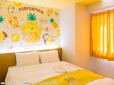 ポムポムプリン　キャラクターダブル（デザイン：パステル）