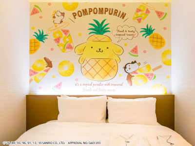 ポムポムプリン　キャラクターダブル（デザイン：パステル）