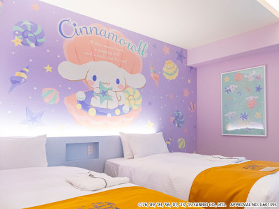 シナモロール　キャラクターツイン（デザイン：パステル）