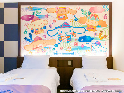 シナモロール　キャラクターツイン（デザイン：琉球）