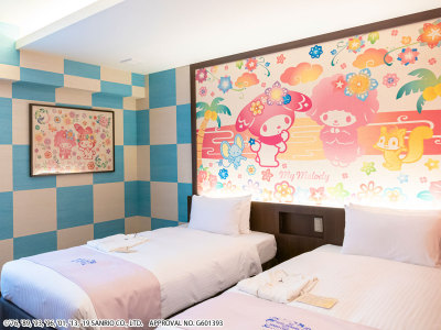 マイメロディ　キャラクターツイン（デザイン：琉球）