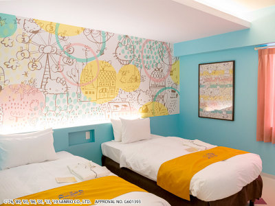 ハローキティ　キャラクターツイン（デザイン：パステル）