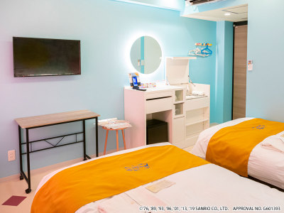 ハローキティ　キャラクターツイン（デザイン：パステル）