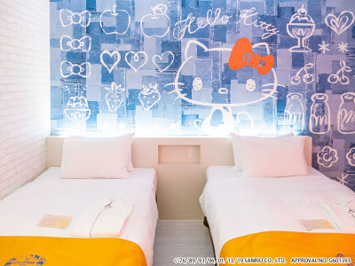 ハローキティ　キャラクターツイン（デザイン：パステル）