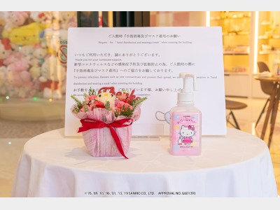 感染症対策（アルコール消毒液による手指消毒の励行）