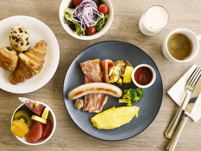 朝食イメージ(ベーコン卵)