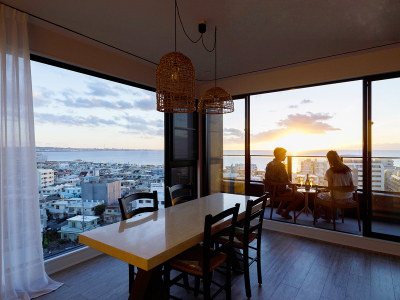 【最上階】エグゼクティブ・ペントハウス　砂辺エリア随一の絶景をー…。