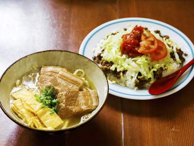 【選べる朝食-りんくる食堂】[徒歩3分]うちなーのソウルフードや県内グルメがいっぱい♪