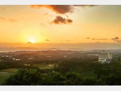 ホテルからは朝日がきれいに見えます