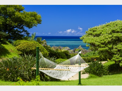 ハンモックと海・サウスウィング・イーストウィング
