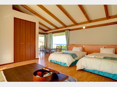 客室一例　コテージ和洋室