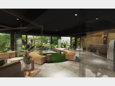 【アネックス棟】エントランス（イメージ/パース）