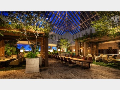 １階ロビー（夜）