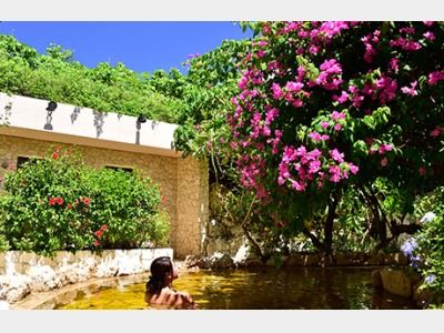 シギラ黄金温泉｜露天風呂（車で2分、無料送迎有り）