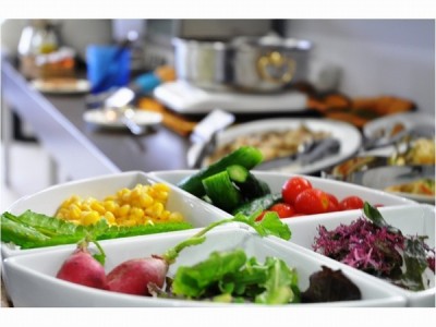 朝食バイキング