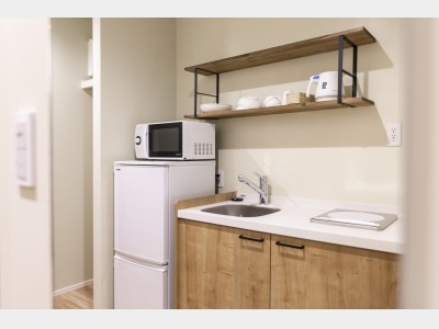 客室　ミニキッチン・冷蔵庫・電子レンジ