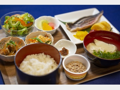 バイキング朝食　盛付例