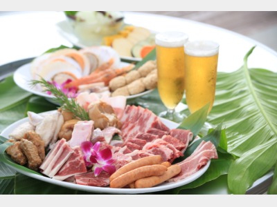 プールサイドバーベキュー（イメージ）