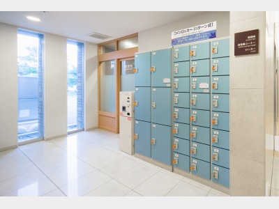 コインバック式ロッカーあり