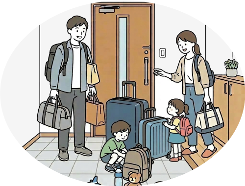 毎年楽しみにしている家族旅行。でも、子供連れだと色々と荷物がかさんでしまう…。