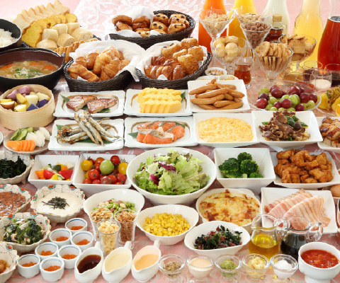 朝食バイキング