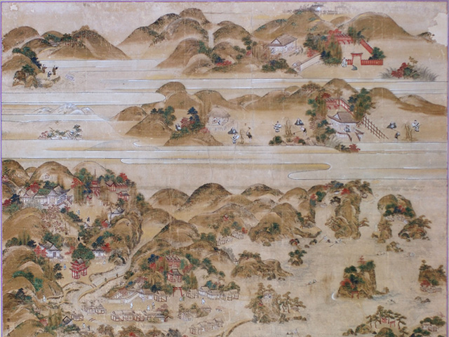 温泉時縁起図の絵解き体験講座