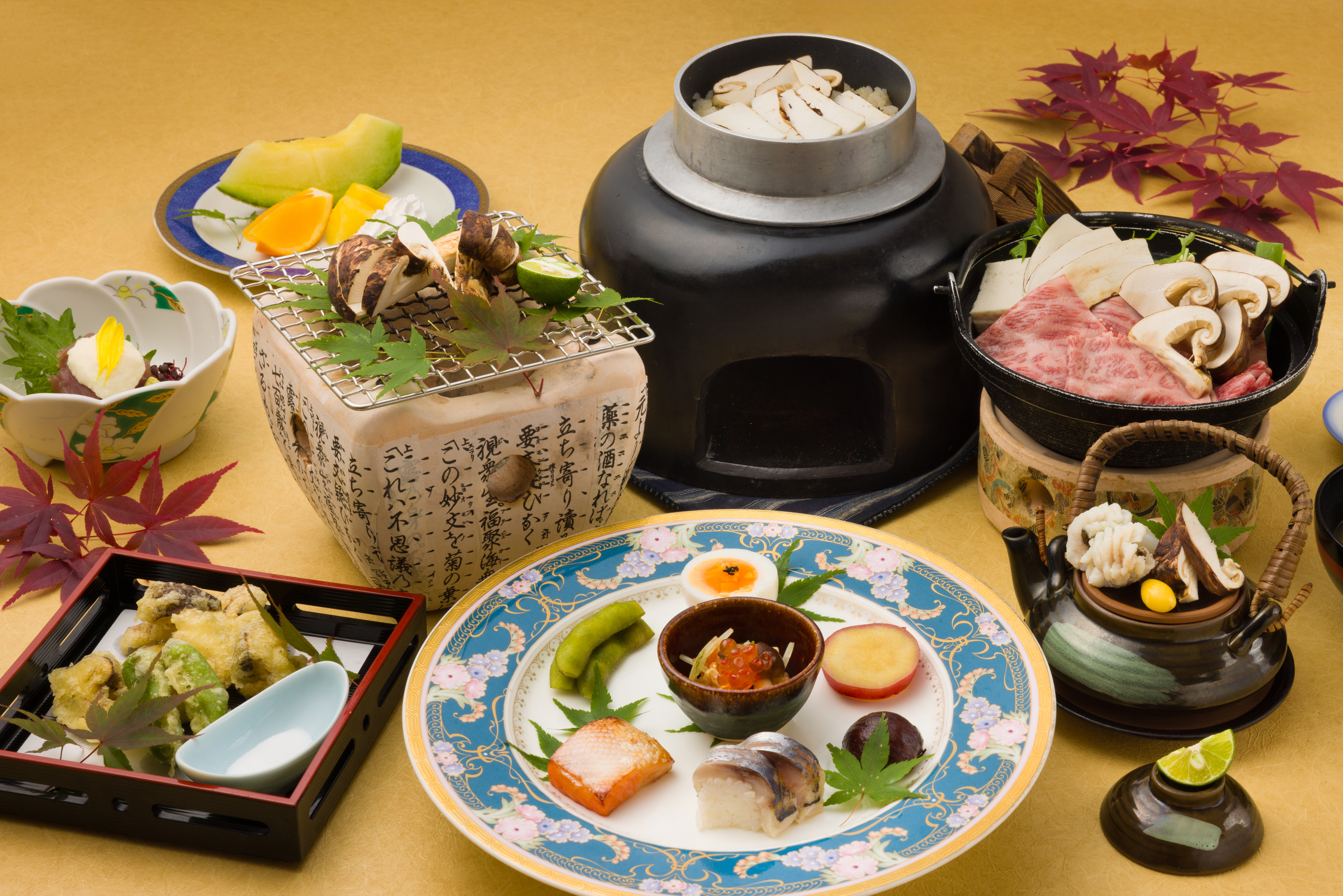 おとな１人前（「松茸　釜戸ご飯」２人前）