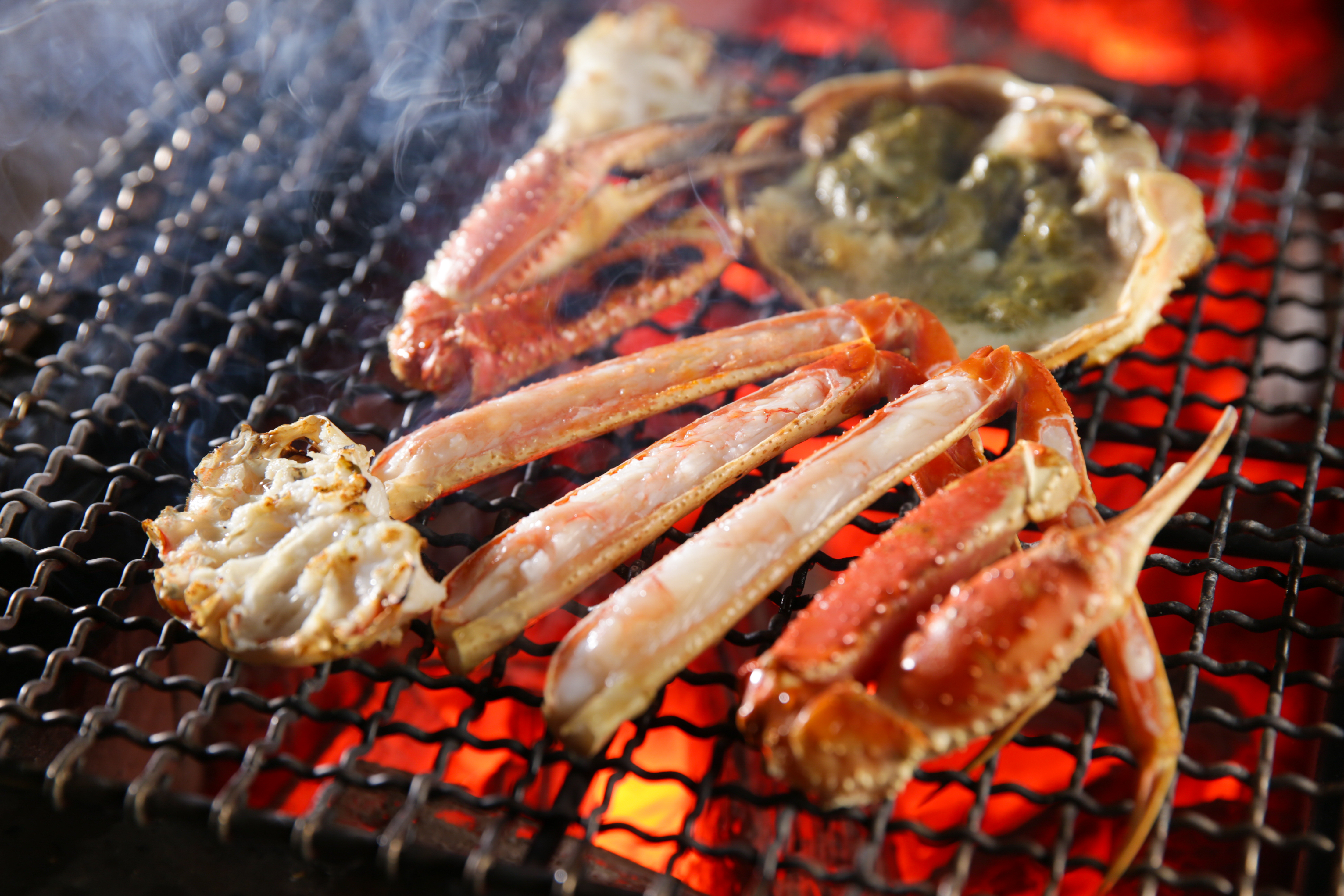 極みプラン　焼きガニ　2人前（イメージ）