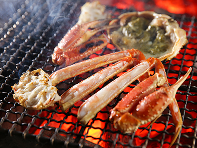 極みプラン　焼きガニ　2人前（イメージ）