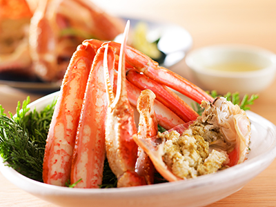 極みプラン　茹ガニ　2人前（イメージ）