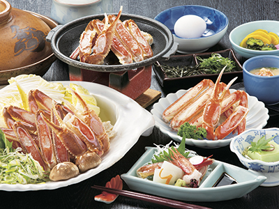 和みプラン　おとな1人前（カニすき鍋は2人前）（イメージ）