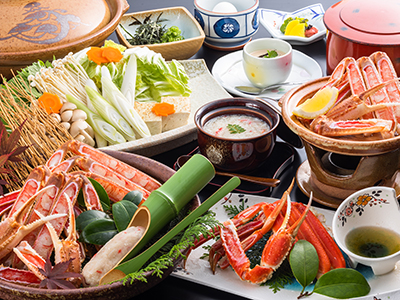 くつろぎプラン　1人前（カニすき鍋は2人前）（イメージ）