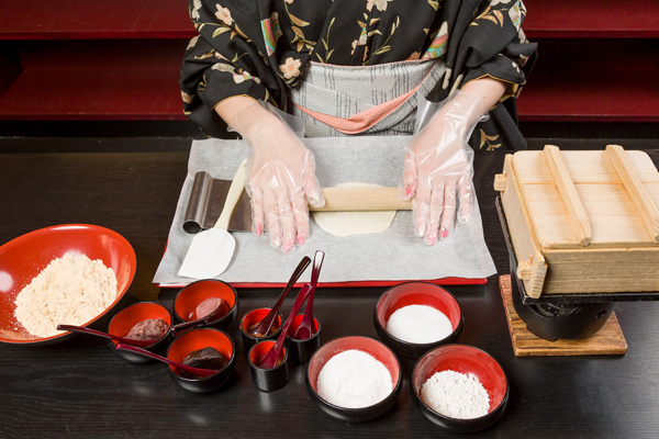 八つ橋生地作り