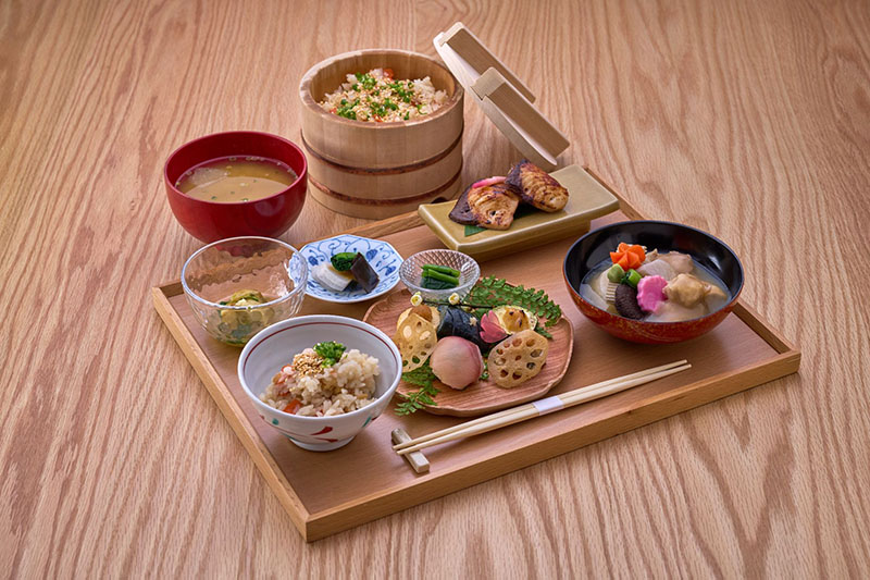 治部煮御膳一例