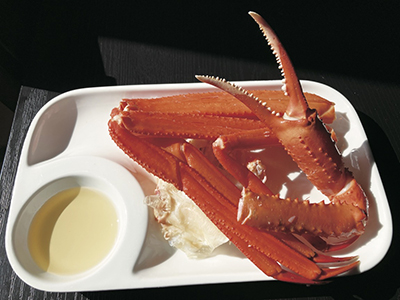 くつろぎプラン　茹ベニズワイガニ（おとな1人前）（イメージ）