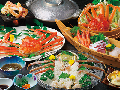 極みプラン　1人前（活カニ刺し・カニ鍋は2人前）（イメージ）
