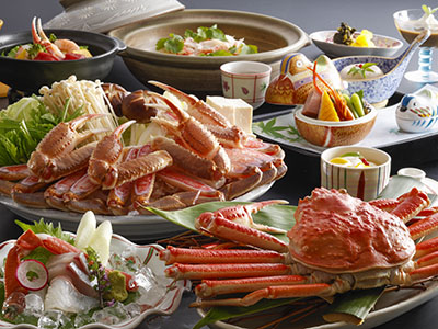 くつろぎプラン　おとな1人前（カニすき鍋・カニ雑炊は2人前）（イメージ）