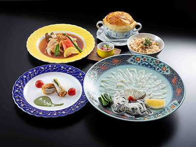 洋食　＜ふく大皿洋会席＞　お食事おとな１人前