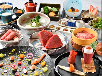 近江牛鉄板会席プラン（おとな1人前・イメージ）