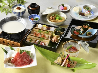 夏の近江牛とびわ湖の幸プラン（おとな1人前・イメージ）
