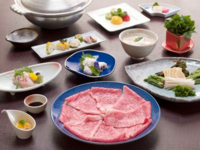 近江牛しゃぶしゃぶ会席(おとな1人前・イメージ)