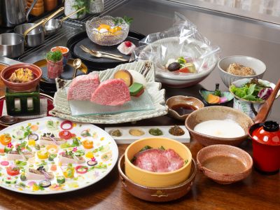 近江牛鉄板会席(おとな1人前・イメージ)