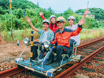 Rail Run!(レイルラン)「軌道カート乗車体験」