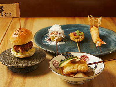 <kushiage010>Meetsスペシャルコース(大阪・北新地)