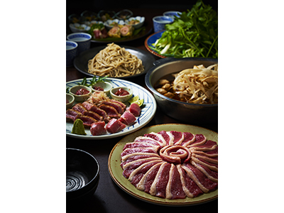 ＜蕎麦・料理・お酒　藤乃＞ <br>河内鴨の鍋コース（ディナー）（大阪・福島）