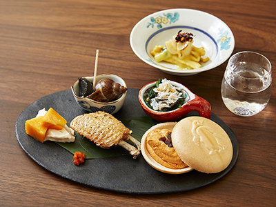 ＜和食とお酒　蒼＞ <br>季節の酒肴セット（大阪・中津）