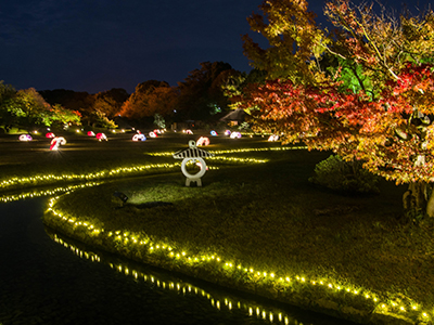 【2025年10月】1日限定！日本三名園のひとつ「岡山後楽園」で殿様気分を楽しむ<br>「殿様御膳」と「特別体験」　日帰り・宿泊プラン