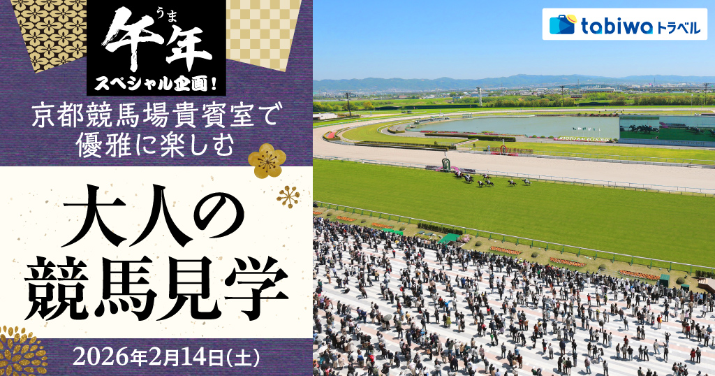 午年スペシャル企画！ 京都競馬場貴賓室で優雅に楽しむ大人の競馬見学